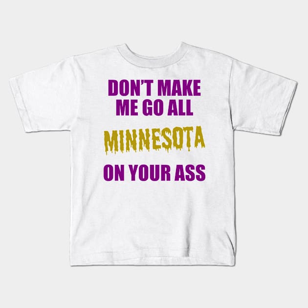 Minnesota Football Kids T-Shirt by CafePretzel